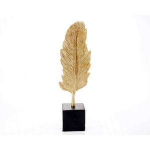 Statueta Ella Home Gold Tree, rasina, 5x5x25 cm