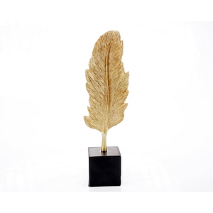 Statueta Ella Home Gold Tree, rasina, 5x5x25 cm