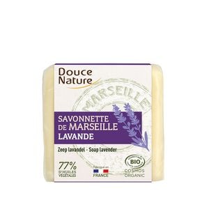 Sapun bio de Marsilia cu lavanda Douce Nature 100g