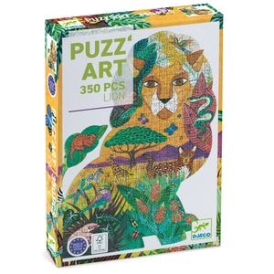 Puzzle Puzz'Art Leu, Djeco, +7 ani, multicolor, 350 piese
