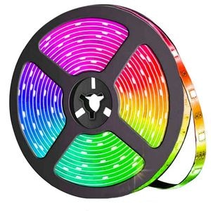 Banda LED ElectroAZ RGB 12V Multicolor, Interior IP20, 60 LED/m SMD5050, Rola 5 metri