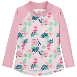Bluza Copii Maneca Lunga, Anti-Iritatii, Protectie Soare UPF50+, Floral Pink, Marimea 4