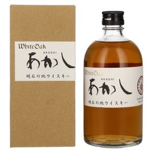 Whisky Japanese Blended AKASHI 40%, 0.5L, in giftbox