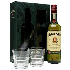 Whiskey Irish Jameson 40%, 0.7L + 2 Pahare