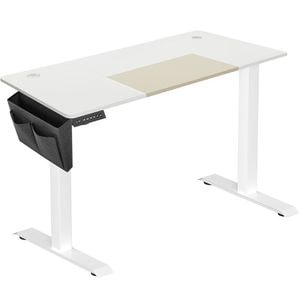 Birou SONGMICS cu reglaj electric pe inaltime, memorie cu 4 inaltimi, 60x140x(72-120)cm, alb
