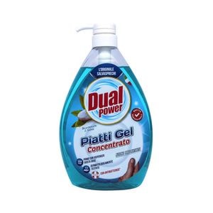 Detergent concentrat vase Dual Power cu Bicarbonat si Salvie, 1L