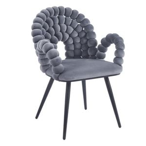 Scaun Living KJC376, gri, 86 x 62 x 45 cm