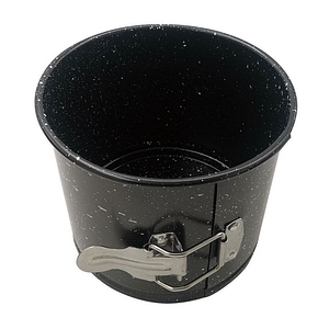 Tort Falling Bottom Cauld Kinghoff KH 1788, 12 cm, Pereti Extensibili, Marmura, Otel, Negru
