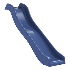 Tobogan de joaca, 174x38 cm, din polipropilena, greutate maxima per utilizator 45 kg, albastru