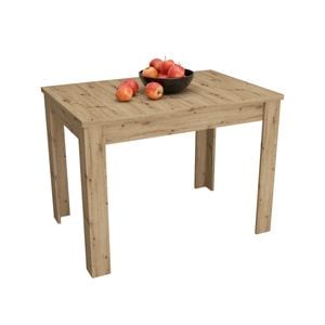 Masa bucatarie Haaus Zeta, Stejar Artisan, 102 x 69 x 75 cm