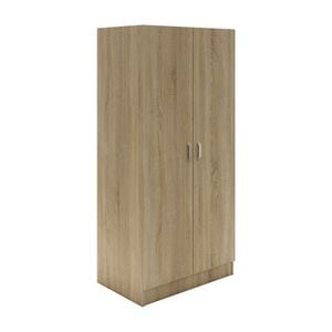 Dulap haaus Remi, 2 Usi, cu polite, Stejar Sonoma, 80 x 51 x 170 cm