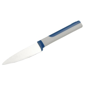 Gustos 678240 Cutit peeling, maner moale, 9 cm, Otel inoxidabil, Albastru