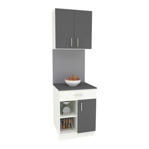 Set Bucatarie haaus Berna, Antracit/Alb, L 60 cm