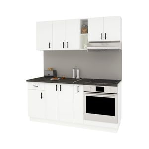 Set Bucatarie haaus Karo V9, Alb, Blat Thermo 28 mm, L 180 cm