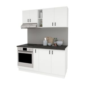 Set Bucatarie haaus Karo V7, Alb, Blat Thermo 28 mm, L 160 cm