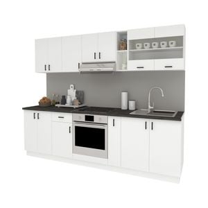 Set Bucatarie haaus Karo V19, Alb, Blat Thermo 28 mm, L 260 cm