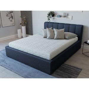 Saltea Ortopedica Haaus Luna Silver, spuma Memory, husa detasabila, 90 x 200 x 20 cm, fermitate moale