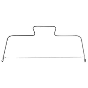Cutit de taiere baza tort Fackelmann 43403, 31x16 cm, Inox, Maner, Gri