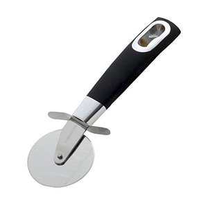 Cutit pizza Fackelmann 25956 Monaco, Inox, 20 cm, Negru