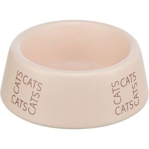 Castron ceramic pentru pisici Trixie, 0.15 l/o 12 cm, Roz, 25223