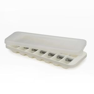 Forma de gheata Joseph Joseph, indepartare usoara, capac anti-miros, 14 cuburi, gri