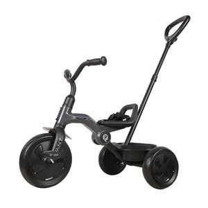 Tricicleta Qplay Ant Plus, 2-3 ani, Gri inchis