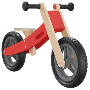 Bicicleta de echilibru pentru copii, inaltime reglabila, 11 inch, rosu
