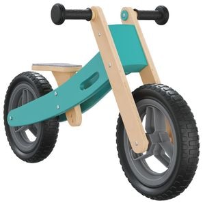 Bicicleta de echilibru pentru copii, inaltime reglabila, 11 inch, albastru