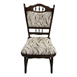 Scaun bucatarie DRIMUS Euro, lemn masiv, stofa, Wenge