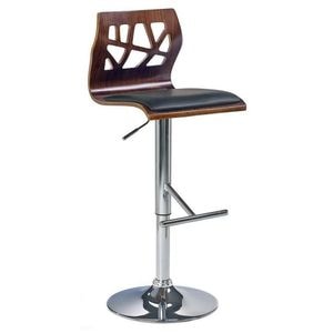 Scaun de bar DRIMUS HM H34, piele ecologica, maro