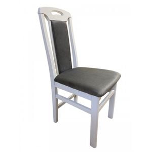 Scaun living DRIMUS SB Tim, alb-gri, 40x43x96 cm