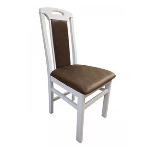 Scaun living DRIMUS SB Tim, alb-maro, 40x43x96 cm