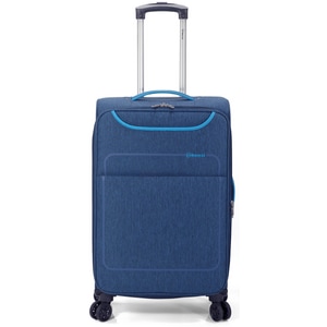 Troler Cabina, 4 Roti Duble, Benzi, BZ 5661 - 53 cm, Albastru