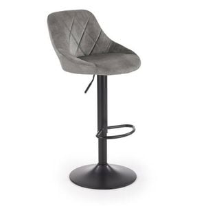 Scaun bar HM H101 DRIMUS, gri, 45x82x106cm
