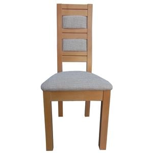 Scaun bucatarie Eusebio, DRIMUS, tapitat cu stofa, Fag, 30 x 44 x 101 cm