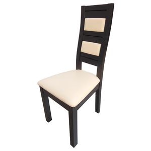 Scaun bucatarie Eusebio, DRIMUS, tapitat cu stofa, Wenge, 30 x 44 x 101 cm