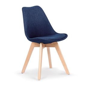 Scaun living HM K303 DRIMUS, 48x47x83 cm, albastru