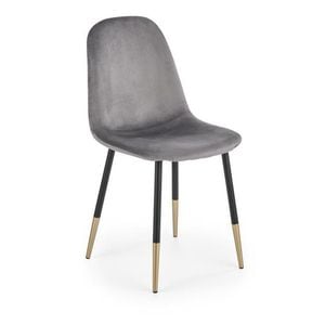 Scaun living HM K379 DRIMUS, gri, 45x48x88 cm
