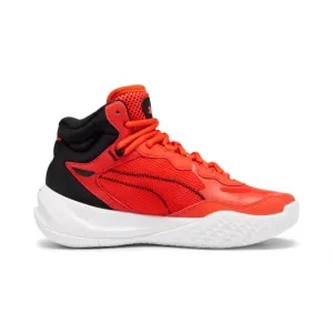 Incaltaminte de baschet pentru copii Puma Playmaker Pro Mid JR, Rosu