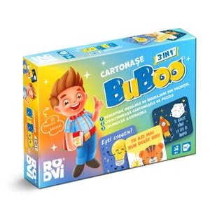 Cartonase Emoticard Roovi 3 in 1, Pentru baieti, cu mesaje pozitive si puteri magice, 5 ani+, 1-4 jucatori