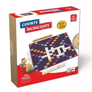 Joc de societate Deico Cuvinte incrucisate, Travel Edition, 8 ani+, 2-4 jucatori