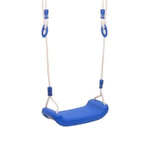 Scaune de leagan vidaXL, reglabil, din polietena, cu franghii, 2 buc, 38x16x9 cm, 36 luni+, albastru