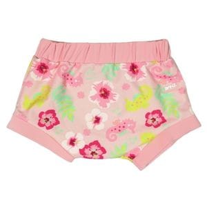 Scutece Reutilizabile pentru Inot/PiscinA, Protectie Soare UPF50+, Floral Pink, Marimea M