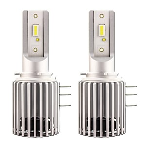 Set 2 LED-uri Auto Techstar X9, H15, CSP si ZES 40w, 4000 Lumeni, 6500K, AUTO, 12-24 Volti, EPISTAR, Canbus, Radiator Aluminiu