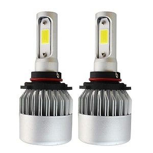 Set 2 LED-uri Auto Techstar S2, HB3 9005, 36w, 4000 Lumeni, 6500K, AUTO, 12-24 Volti, COB, Canbus