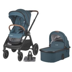 Carucior modular 2 in 1 Coccolle Aspen Ocean blue, Albastru