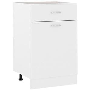 Dulap inferior cu sertar vidaXL, 50x46x81.5 cm, PAL, alb