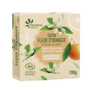 Sapun cu unt de shea si parfum de flori de portocal FLEURANCE NATURE, 100g