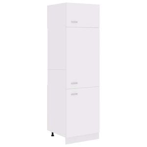 Dulap pentru frigider, PAL, 60 x 57 x 207 cm, alb