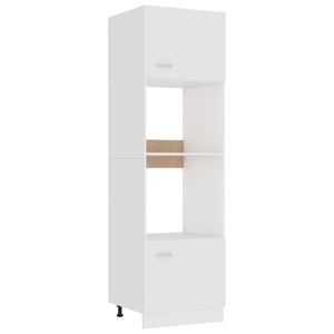 Dulap cuptor microunde, PAL, 60 x 57 x 207 cm, alb